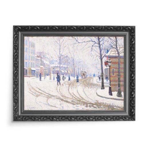 Paul Signac Śnieg Boulevard de Clichy Paryż 70x50 wydruk na płótnie CANVAS