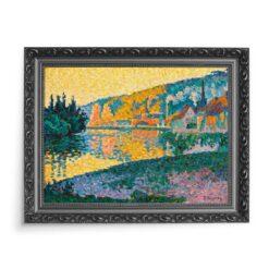 Paul Signac Zachód słońca 70×50 wydruk na płótnie CANVAS