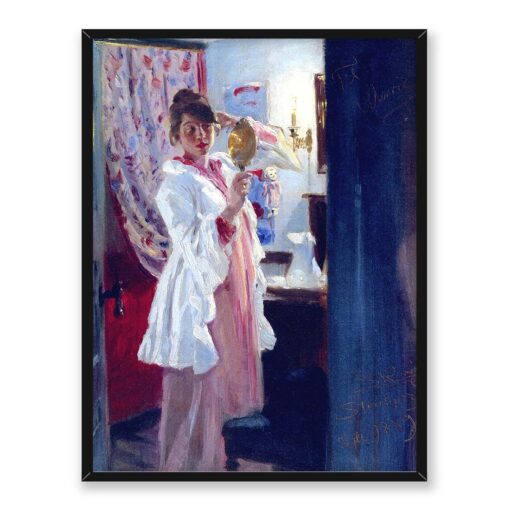 Pedar Kroyer Portret Marie Kroyer 30x40