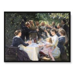 Pedar Kroyer Przyjęcie artystów 40x30