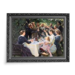 Pedar Kroyer Przyjęcie artystów 70x50 wydruk na płótnie CANVAS