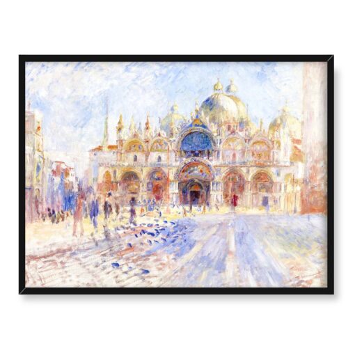 Pierre-Auguste Renoir Plac Św Marka Wenecja 40x30 w RAMIE