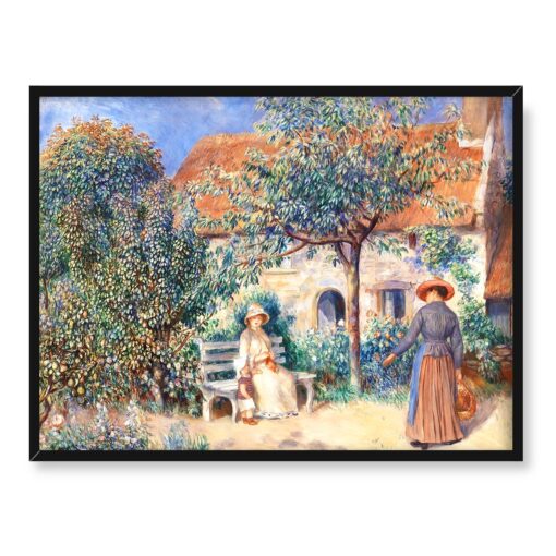 Pierre-Auguste Renoir W Bretanii 40x30 w RAMIE