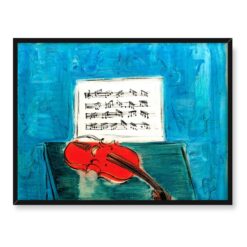 Raoul Dufy Czerwone skrzypce 40x30