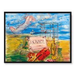 Raoul Dufy Hommage a Bach 40x30