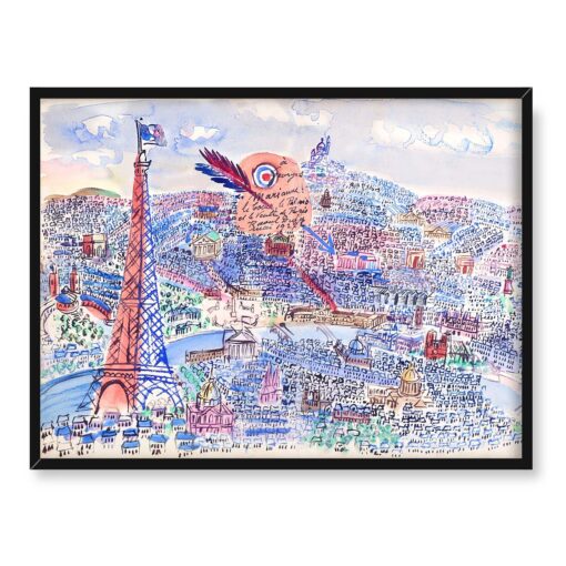 Raoul Dufy Livre d or de Marianne 40x30