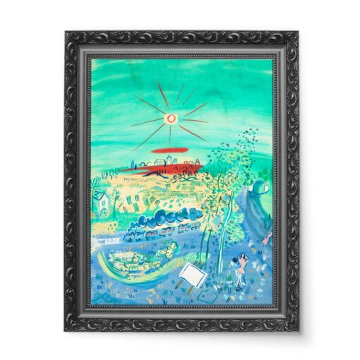 Raoul Dufy Niebieski pociąg 50x70 wydruk na płótnie CANVAS
