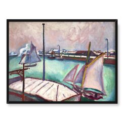 Raoul Dufy Łodzie 40x30