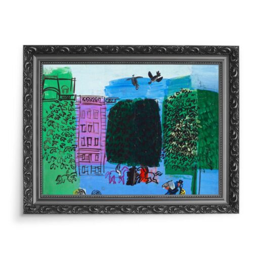 Raoul Dufy Paryż Lavenue du Bois 70x50 wydruk na płótnie CANVAS