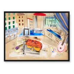 Raoul Dufy Skrzypce 40x30