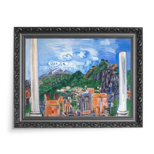 Raoul Dufy Teatr antyczny w Taorminie Włochy 70x50 wydruk na płótnie CANVAS