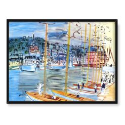 Raoul Dufy Zatoka de Deauville 40x30