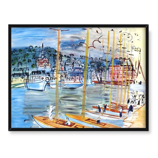 Raoul Dufy Zatoka de Deauville 40x30