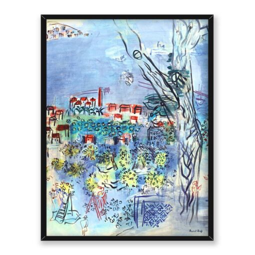 Raoul Dufy Zatoka Juan 30x40