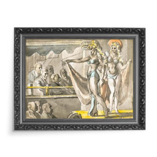 Reginald Marsh Burleska 70x50 wydruk na płótnie CANVAS