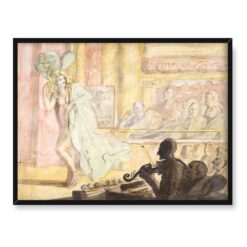 Reginald Marsh Burleska na Coney Island 40x30