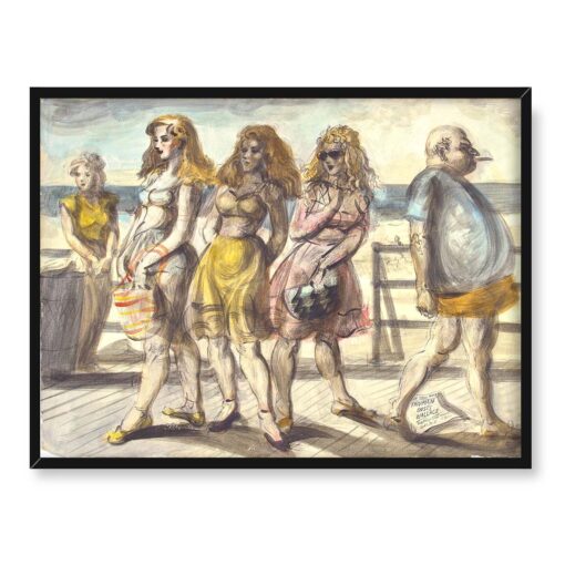 Reginald Marsh Coney Island 40x30