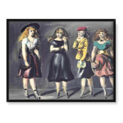 Reginald Marsh Cztery kobiety 40x30