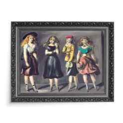 Reginald Marsh Cztery kobiety 70x50 wydruk na płótnie CANVAS
