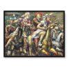Reginald Marsh Drewniane konie 40×30