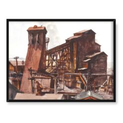 Reginald Marsh Elewator zbożowy 40x30