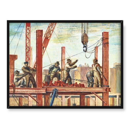 Reginald Marsh Iron ers Robotnicy 40x30