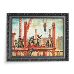 Reginald Marsh Iron workers Robotnicy 70×50 wydruk na płótnie CANVAS