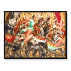 Reginald Marsh Karuzela 40x30