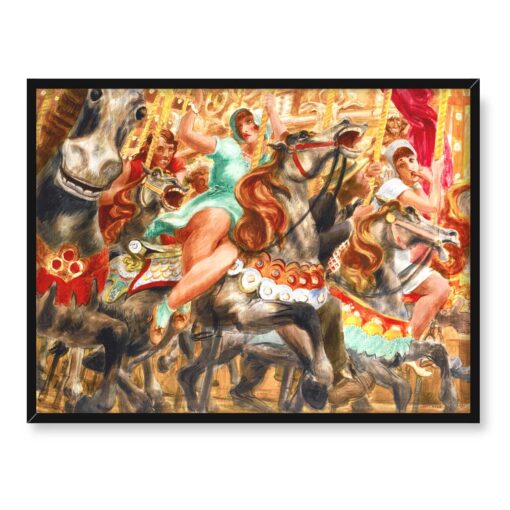 Reginald Marsh Karuzela 40x30