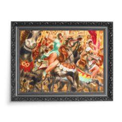 Reginald Marsh Karuzela 70×50 wydruk na płótnie CANVAS