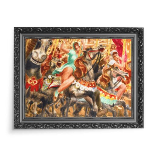 Reginald Marsh Karuzela 70x50 wydruk na płótnie CANVAS