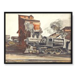 Reginald Marsh Lokomotywa 40x30