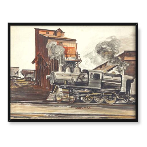 Reginald Marsh Lokomotywa 40x30