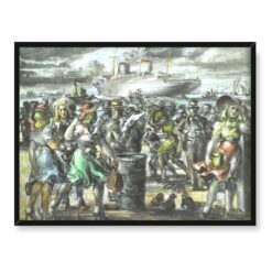 Reginald Marsh Marsh The Rex Passes The Battery 40x30