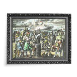 Reginald Marsh Marsh The Rex Passes The Battery 70×50 wydruk na płótnie CANVAS