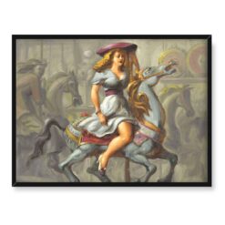Reginald Marsh Merry-go-round Karuzela 40x30