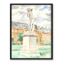 Reginald Marsh Ogród luksemburski Paryż 30x40
