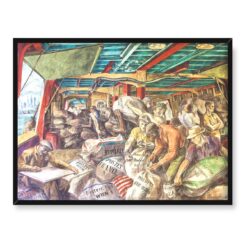 Reginald Marsh Rozłądowywując pocztę 40x30