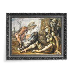 Reginald Marsh Tobacco road 70×50 wydruk na płótnie CANVAS