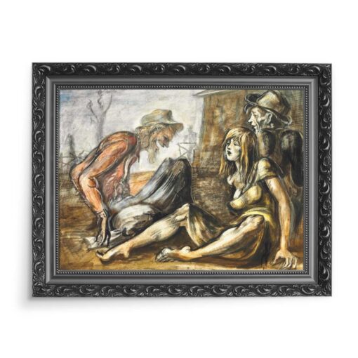 Reginald Marsh Tobacco road 70x50 wydruk na płótnie CANVAS