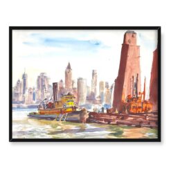 Reginald Marsh Zatoka Nowojorska 40x30