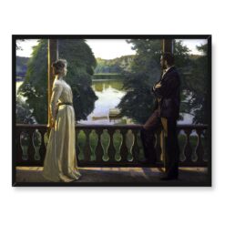 Richard Bergh Nordycki letni wieczór 40x30 w RAMIE