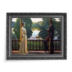 Richard Bergh Nordycki letni wieczór 70×50 wydruk na płótnie CANVAS