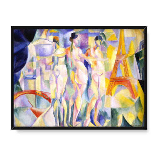 Robert Delaunay Miasto Paryż 40x30 w RAMIE