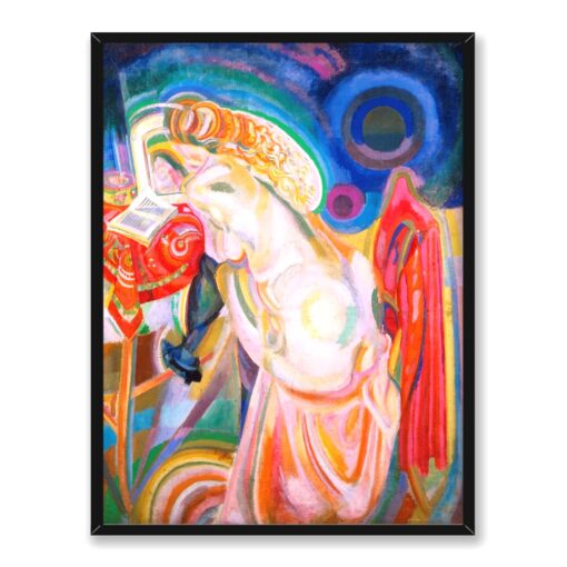 Robert Delaunay Naga kobieta czyta 2 30x40 w RAMIE