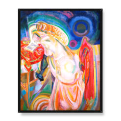 Robert Delaunay Naga kobieta czyta 2 40x50