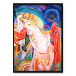 Robert Delaunay Naga kobieta czyta 2 50x70