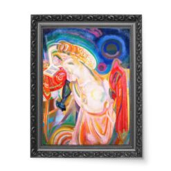 Robert Delaunay Naga kobieta czyta 2 50x70 wydruk na płótnie CANVAS