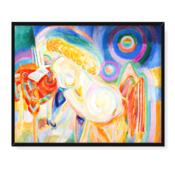 Robert Delaunay Naga kobieta czyta 3 50x40