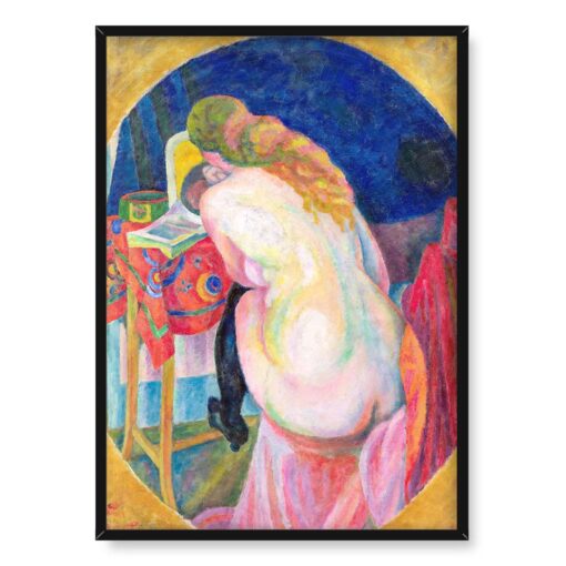 Robert Delaunay Naga kobieta czyta 50x70